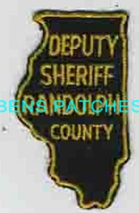 ILLINOIS,A,RANDOLPH COUNTY SHERIFF 10 STATE SHAPED